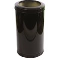 Lixeira Inox 20l Com Aro Preta Viel