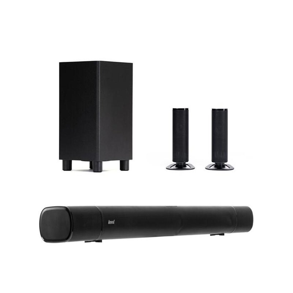 Soundbar Amvox ABS 0201 200W Bluetooth Cabo Óptico Hdmi Bivolt