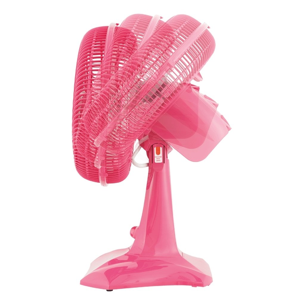 Ventilador de Mesa Britânia Protect Six 30cm, 3 Velocidades, Rosa, 220V