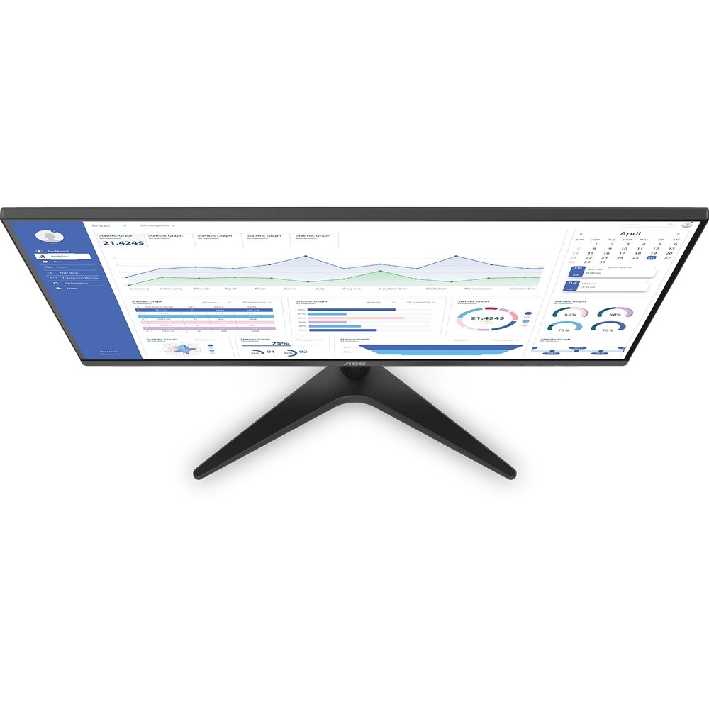 Monitor LED 27" AOC 27B1HM, HDR, Resolução 1920x1080, Widescreen, HDMI, VGA, 75Hz
