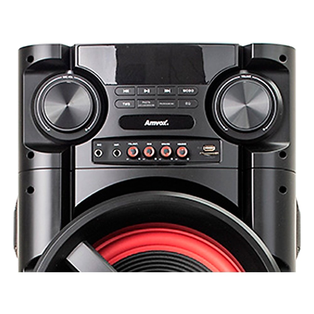 Caixa de Som Amplificada ACA 1300 NEW X - Entrada AUX, USB, Show de LED, Bivolt