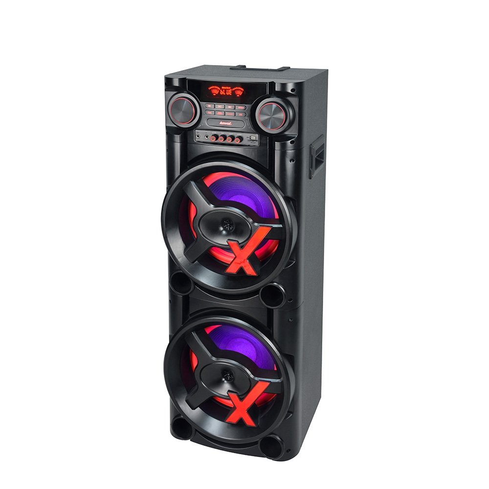 Caixa de Som Amplificada ACA 1900 NEW X - Entrada AUX, USB, Show de LED, Bivolt