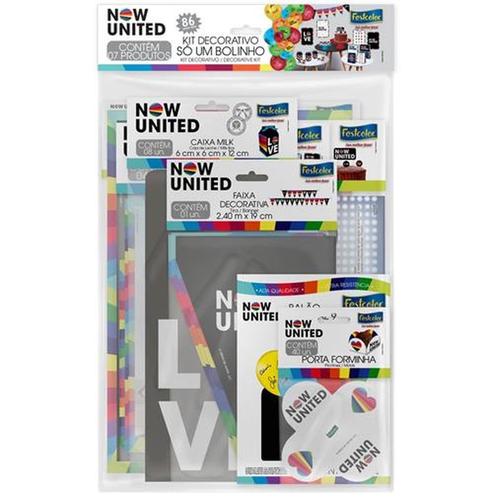 Kit So Um Bolinho Now United