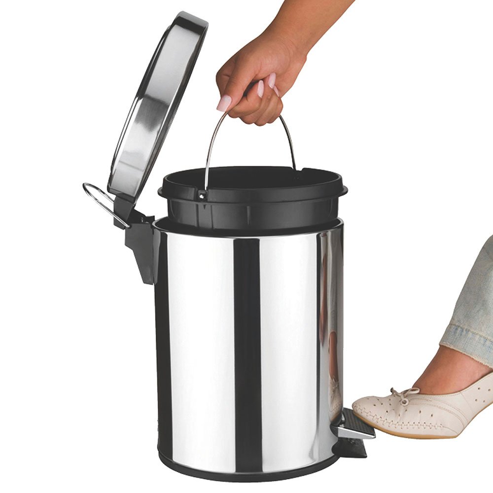 Lixeira Tramontina 20L Inox com Pedal