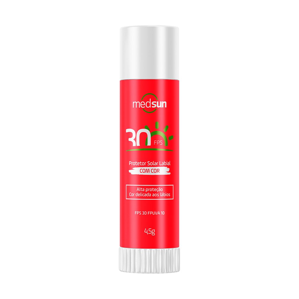 Medsun Labial Fps 30 Morango 4,5g