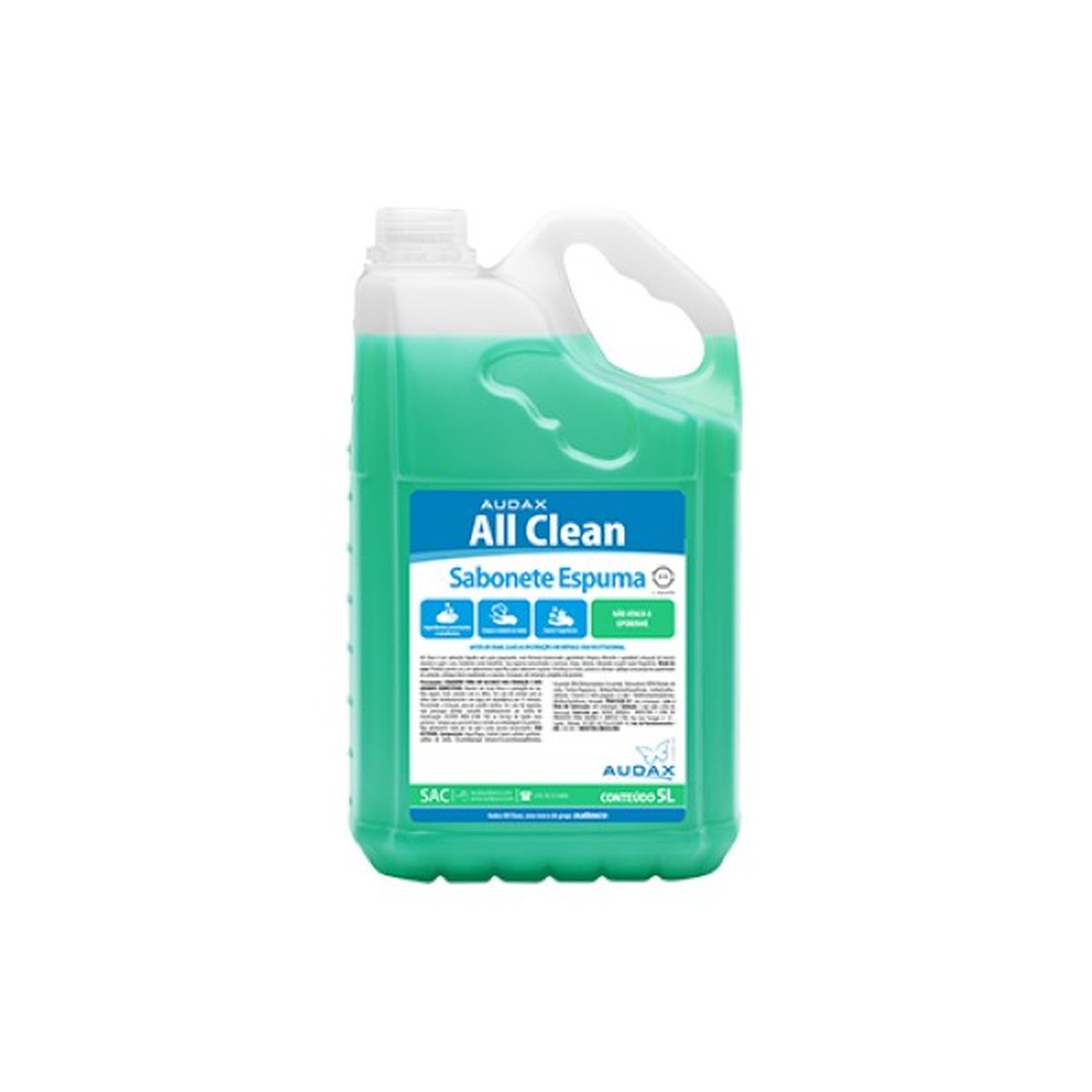Sabonete Audax Allclean 5L Espuma Erva Doce