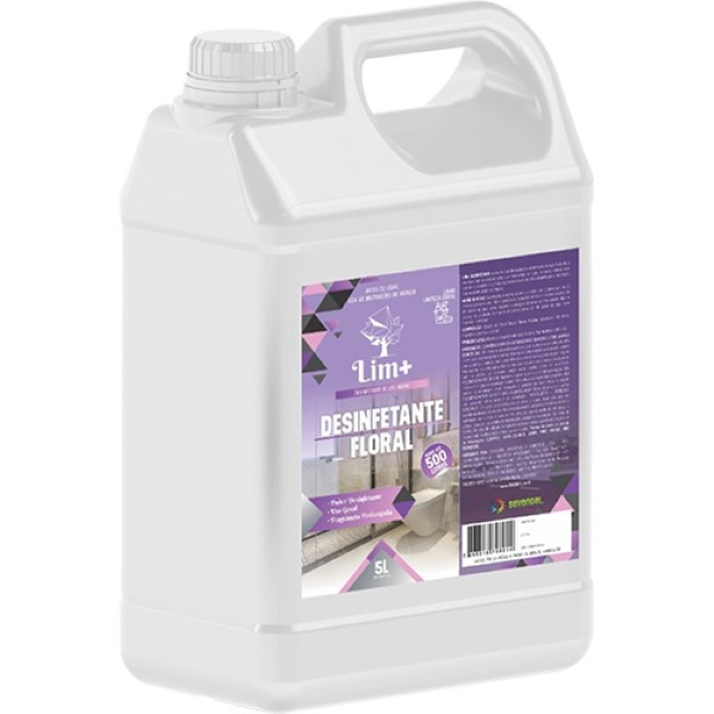 Desinfetante Floral Sevengel 5L Diluicao 1/100