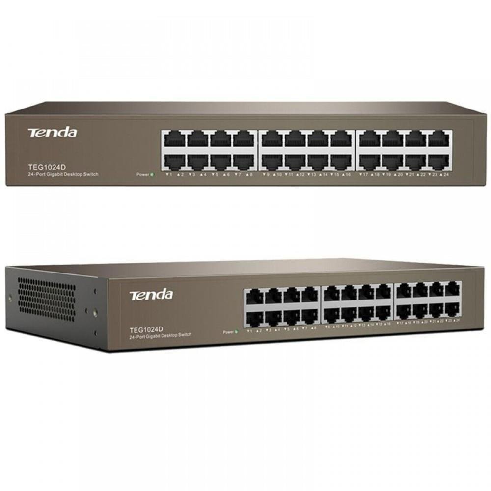 Switch Tenda 24 Portas Gigabit TEG1024D