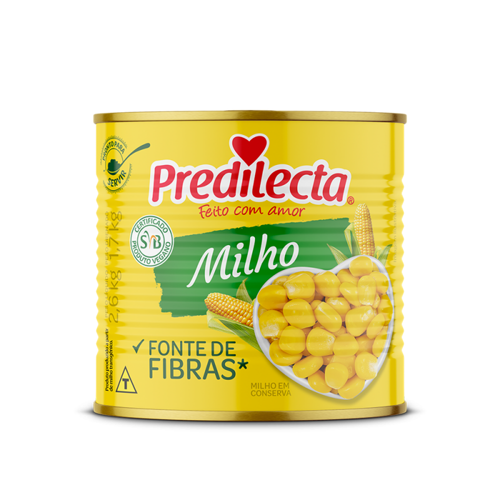 Milho Verde Predilecta Lata 1,7Kg