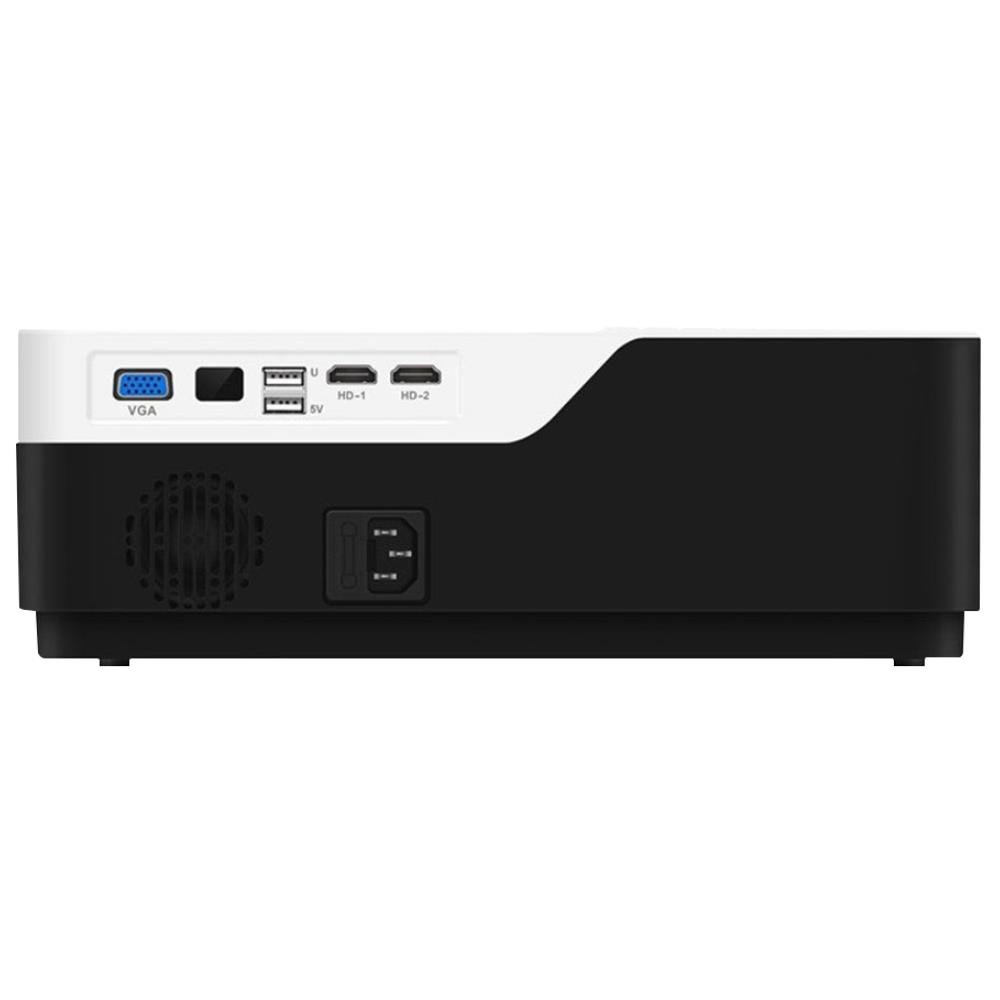 Projetor 1080P M18-W 5000 Lumens Preto/Branco Brazil Pc