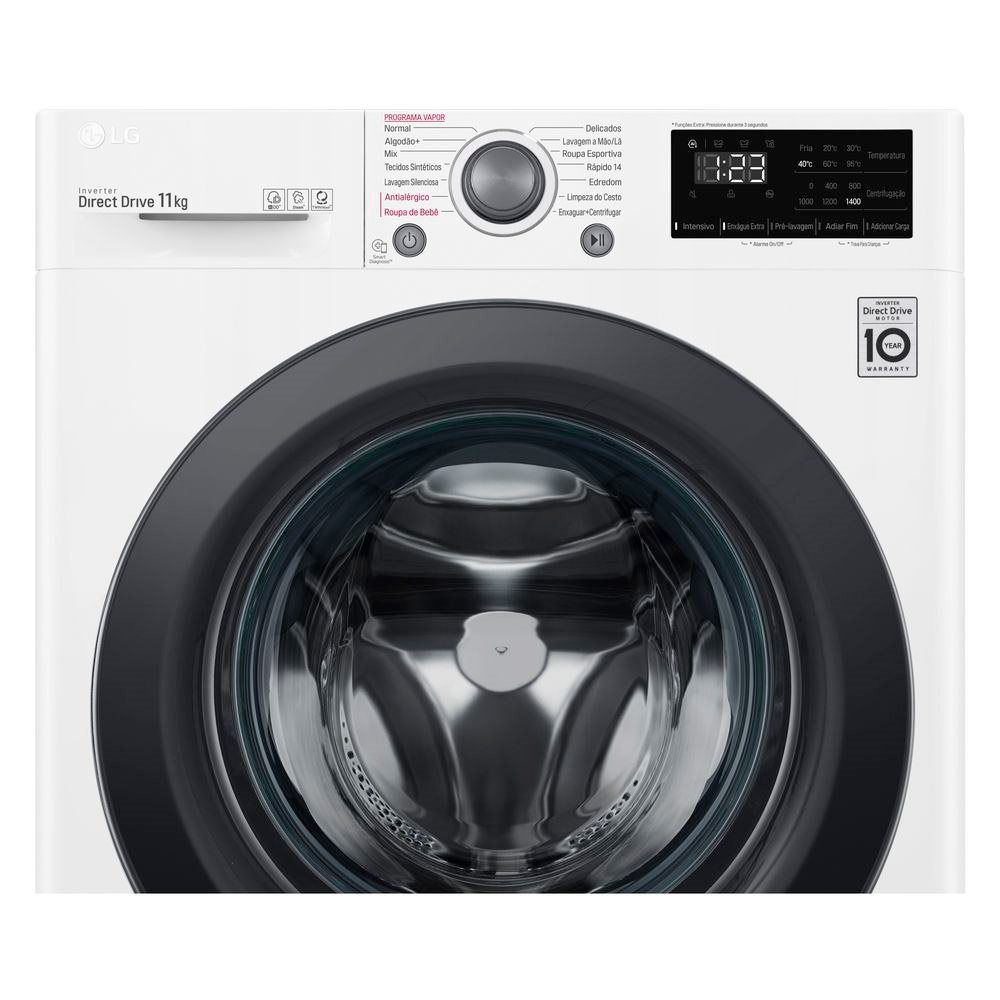 Lava e Seca 11Kg LG VC5 Smart, Branca, 220V