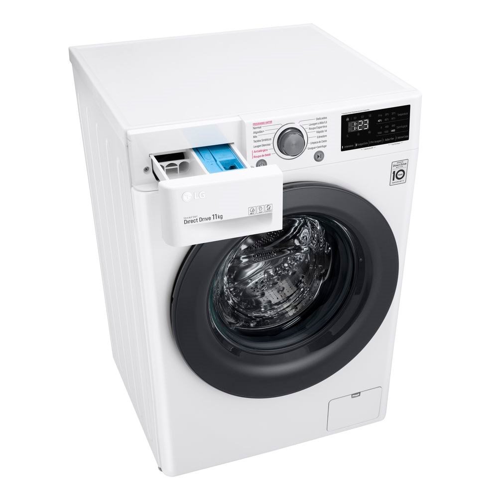 Lava e Seca 11Kg LG VC5 Smart, Branca, 220V