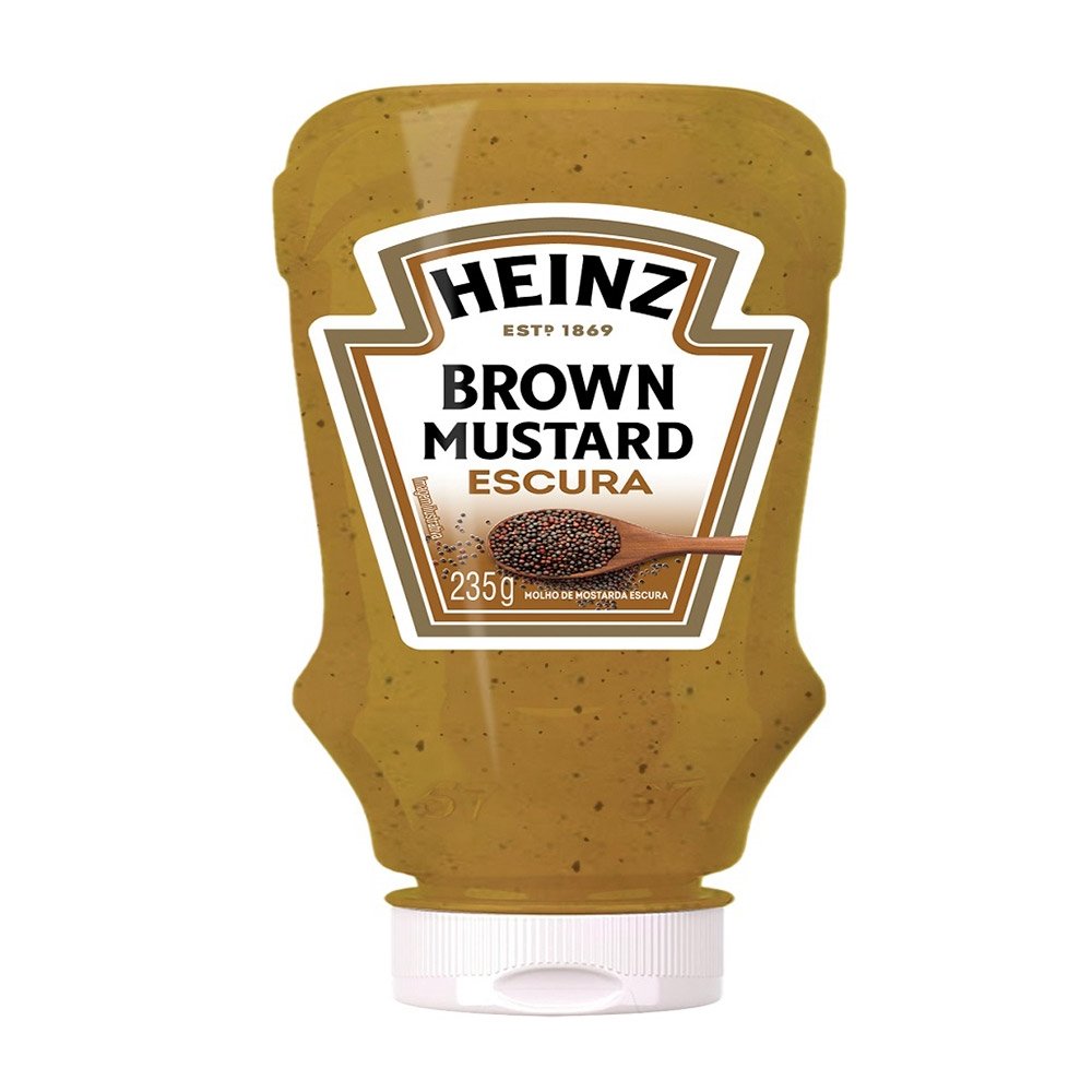 Mostarda Heinz Escura 235g