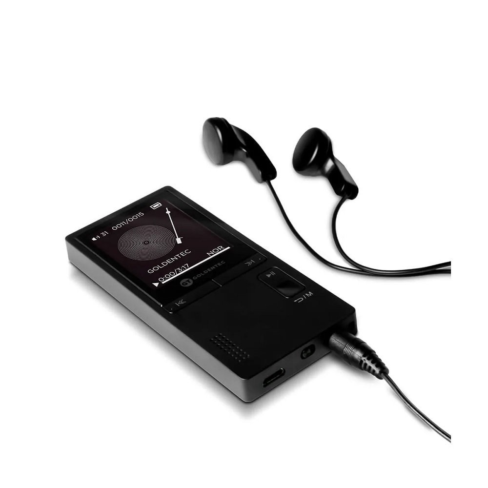 MP4 8GB LCD 1.8 Preto Goldentec