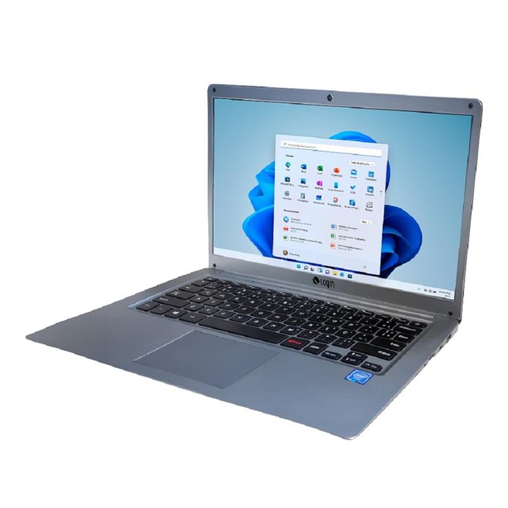 Notebook Login Intel Celeron N4020 Dual Core Maximo 2.8GHz SSD 128GB 4GB RAM DDR4 Windows 11 Cinza