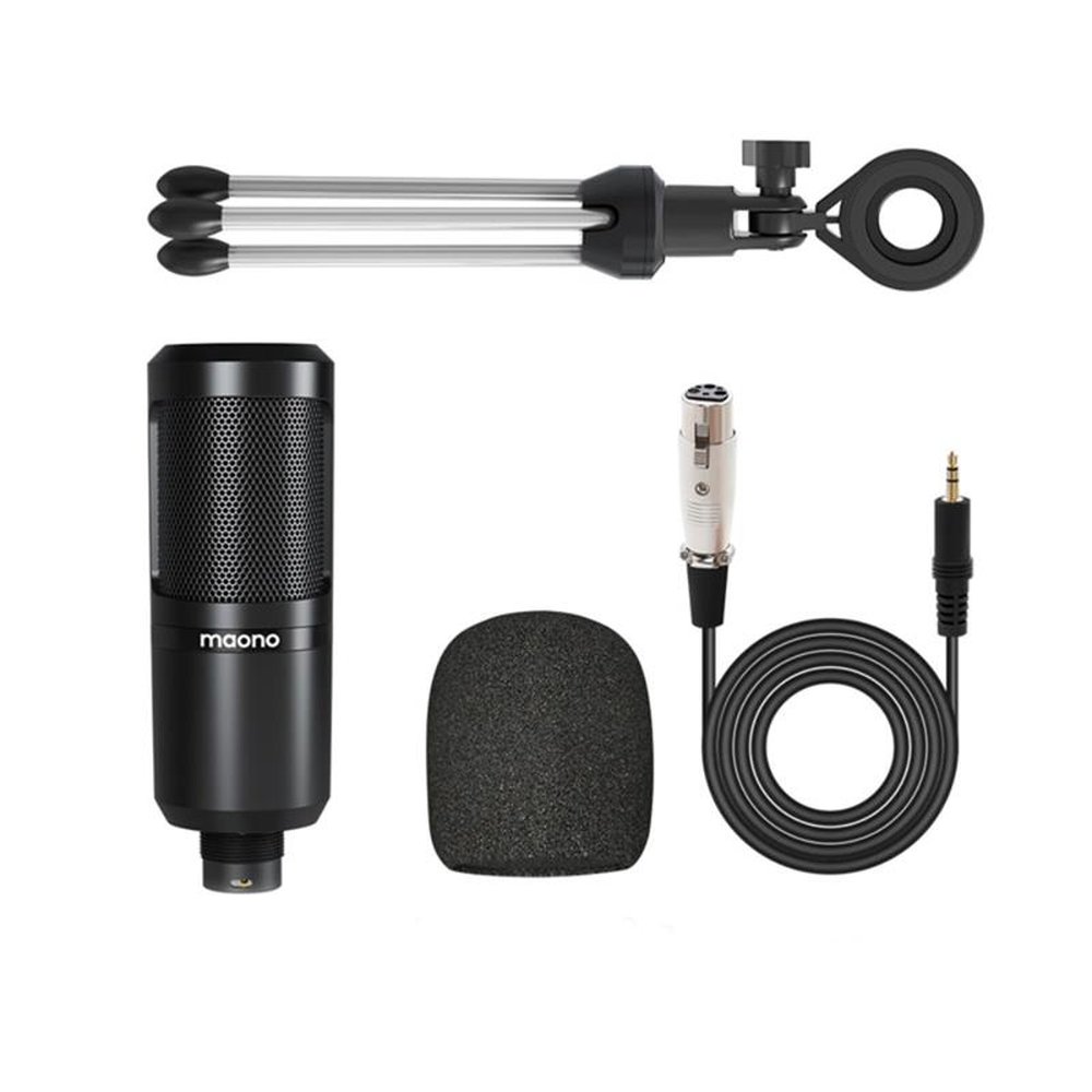 Microfone Condensador Profissional para Gravacao Maono Au-pm360tr