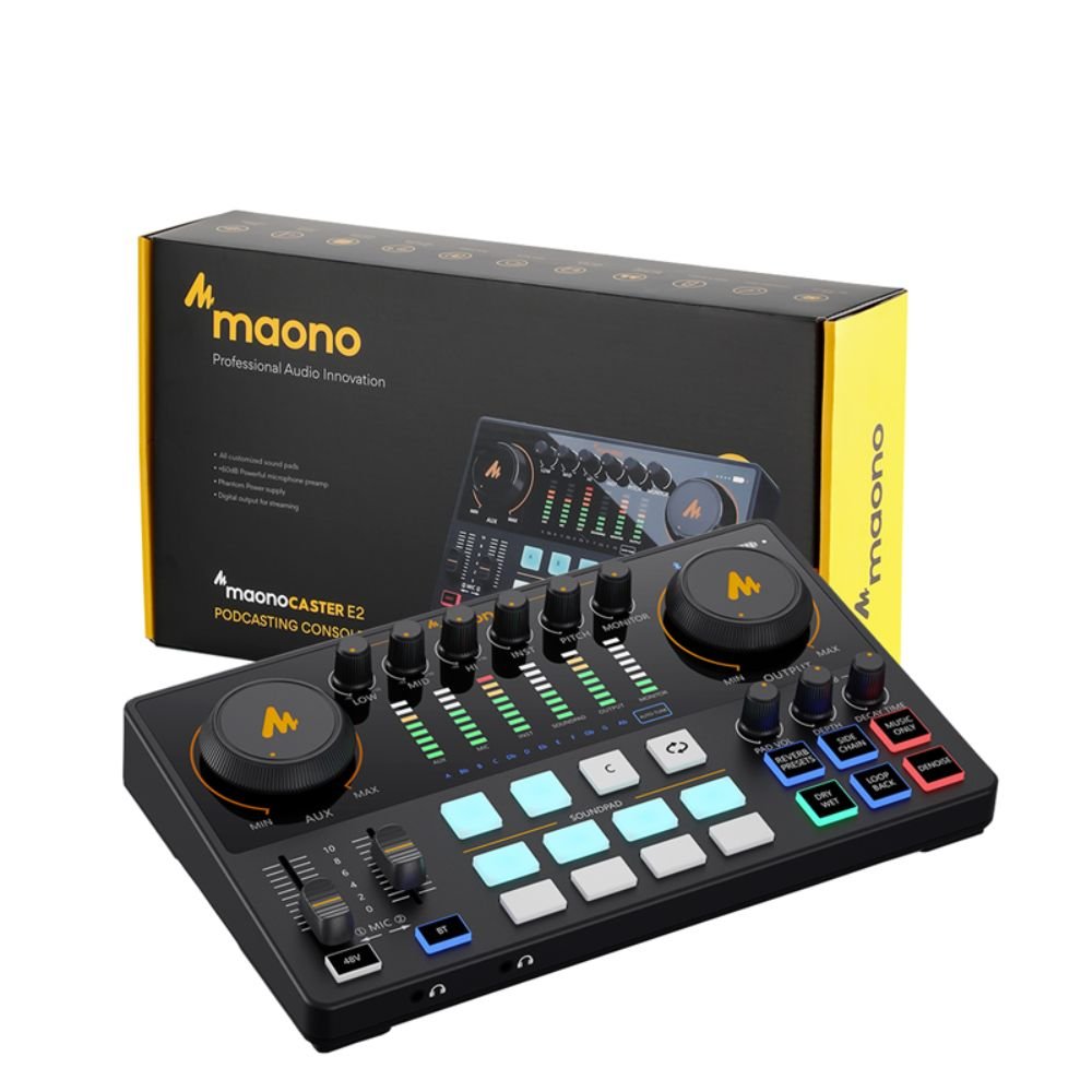 Estudio de Podcast Lite Maonocaster AU-AME2