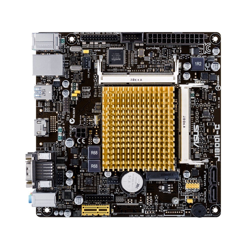 Placa Mãe Asus J1800I-C/BR Intel Dual Core J1800 Mini-ITX DDR3