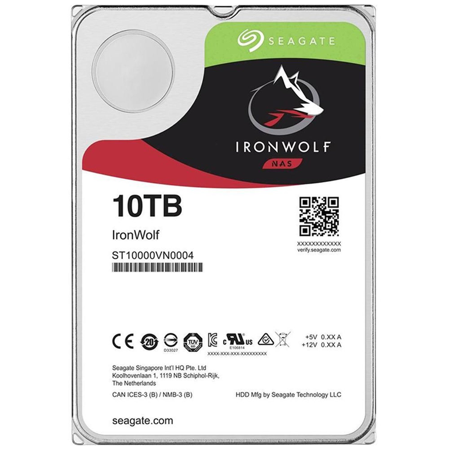 Hd Seagate 10Tb Ironwolf Desktop Nas 256Mb Sata 6