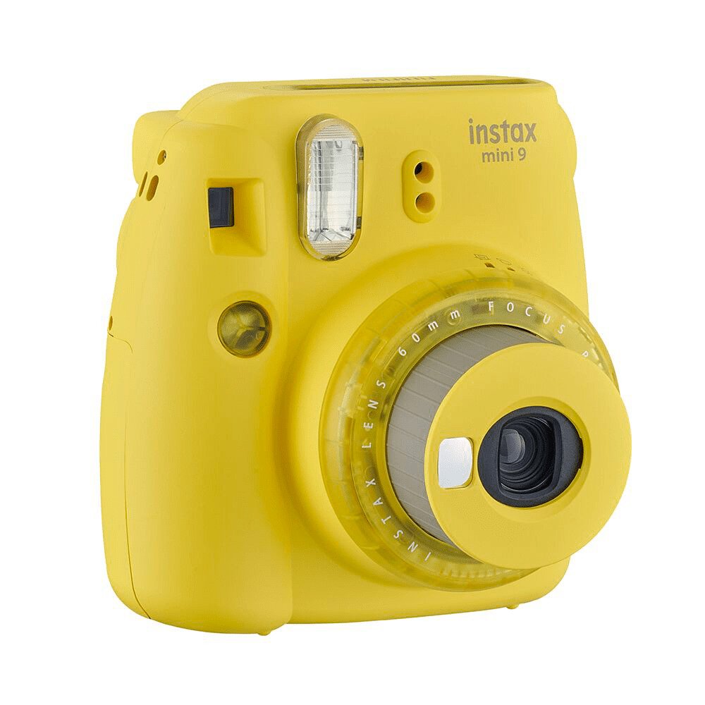 Câmera Fujifilm Instantânea Instax Mini 9 Amarelo Banana