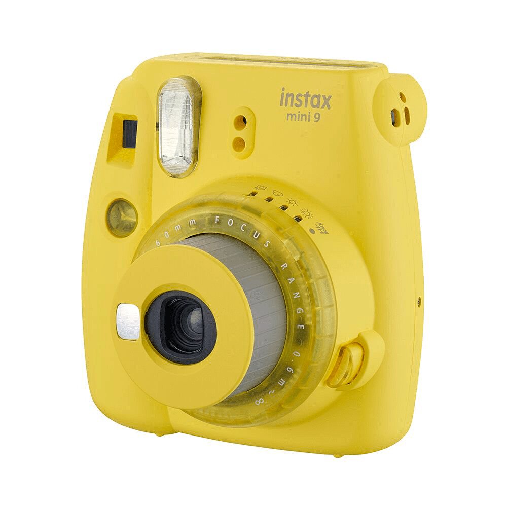 Câmera Fujifilm Instantânea Instax Mini 9 Amarelo Banana