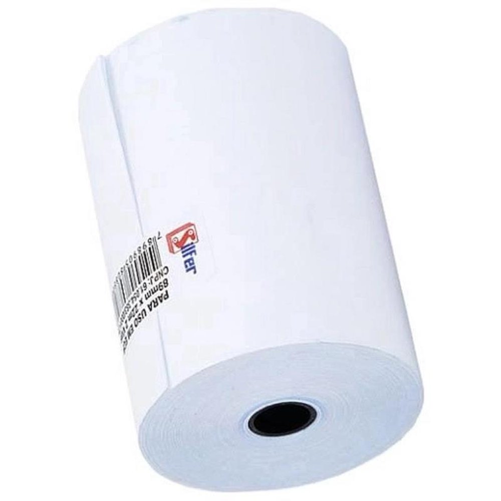 Bobina Termica 80X40 Mm Branca 44G CX 30Un