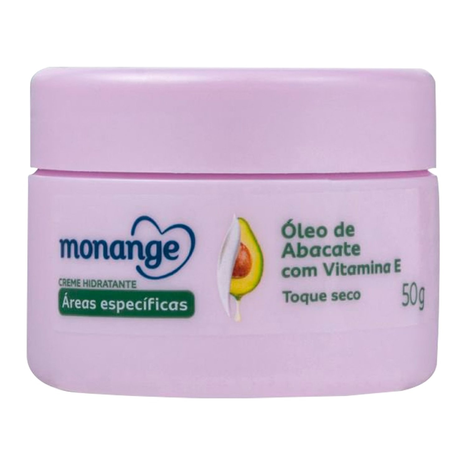 Creme Hidratante Monange Áreas Específicas Óleo de Abacate com Vitamina E 50g