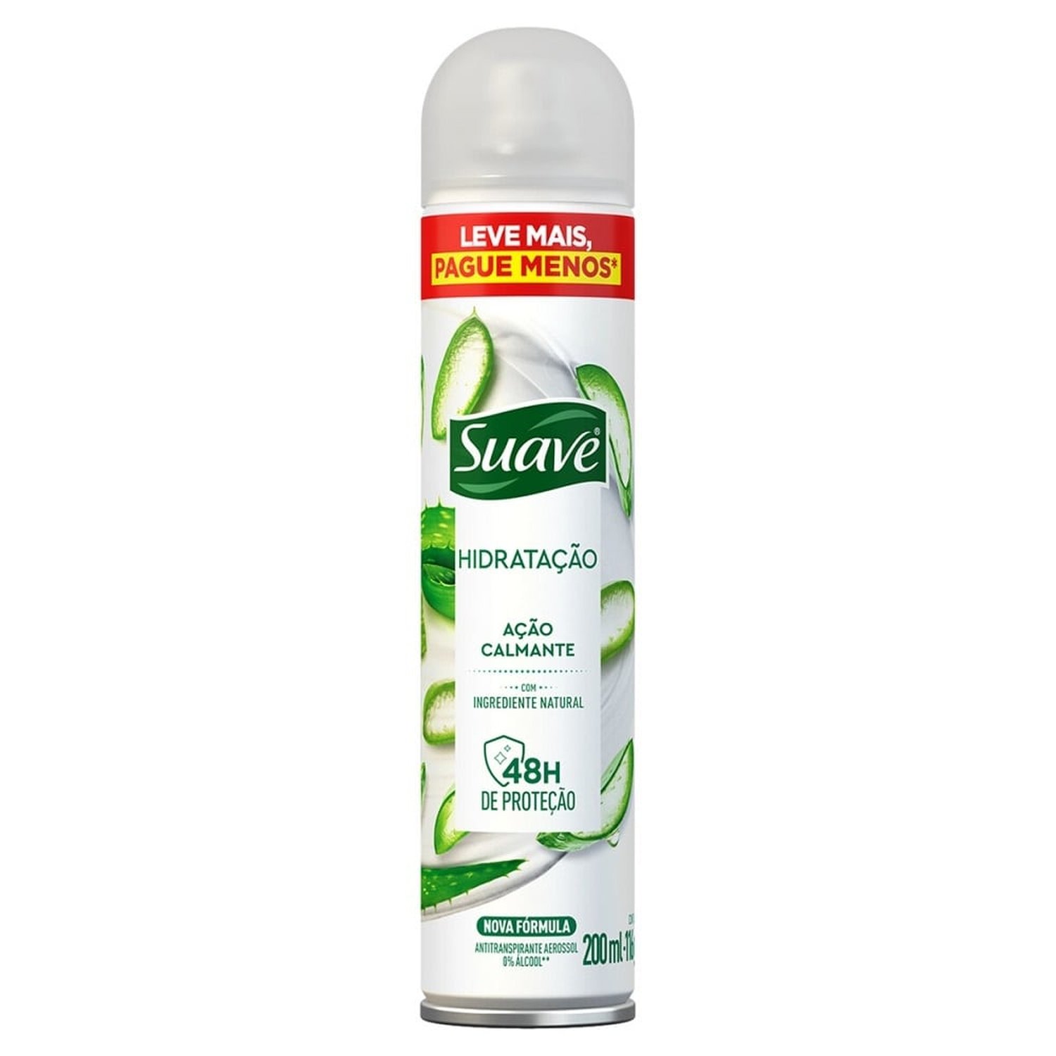 Desodorante Suave Aerossol Hidratação 200ml