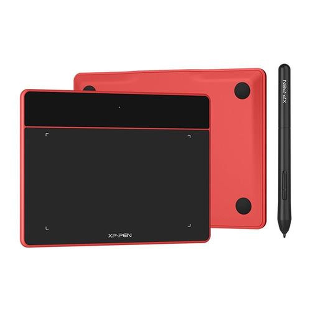 Mesa Digitalizadora XP-PEN Deco Fun L Vermelha