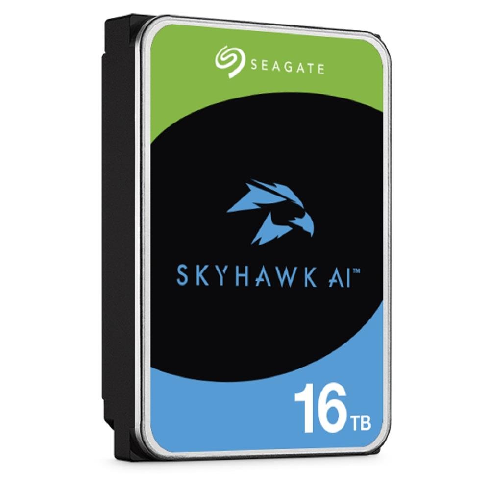HD Seagate Skyhawk AI Surveillance, 16TB, 7200RPM, 3.5", SATA III, 6Gbps, Cache 256MB