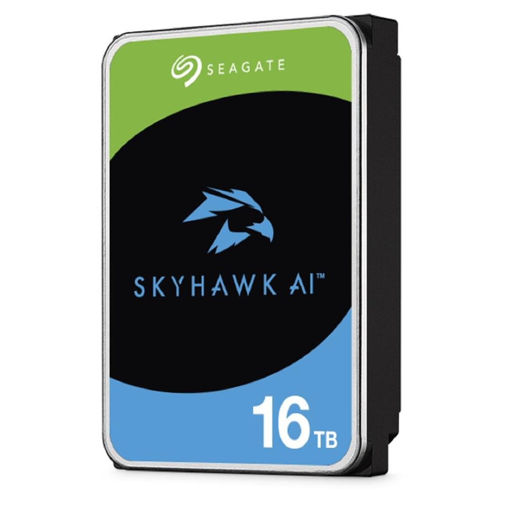 HD Seagate Skyhawk AI Surveillance, 16TB, 7200RPM, 3.5", SATA III, 6Gbps, Cache 256MB