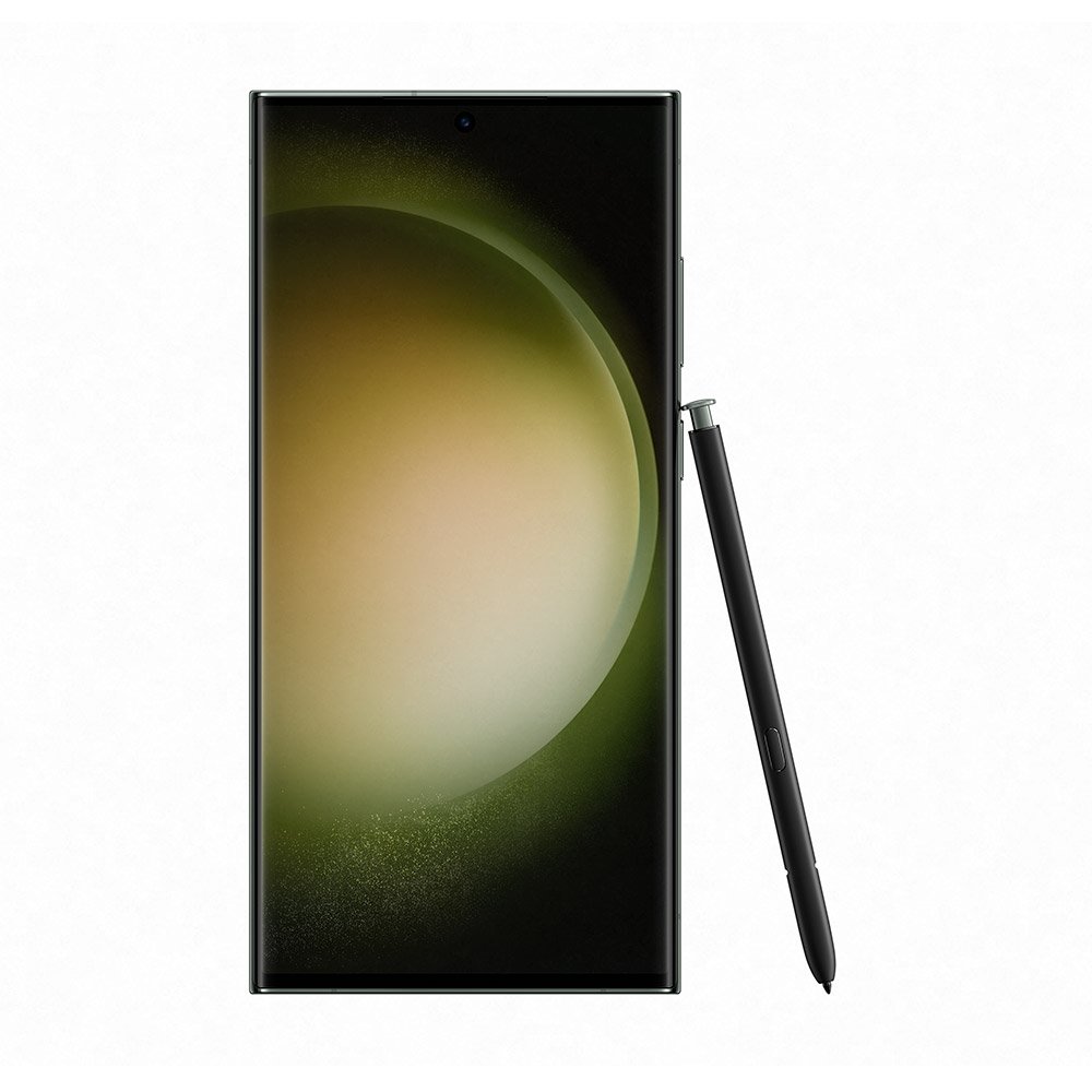 Galaxy S23U Verde, Tela 6.8", 5G+Wi-Fi+NFC, And. 13, Câm. Tras. de 200MP+12MP+10P+10MP, Frontal de 12MP, 12GB RAM, 512GB