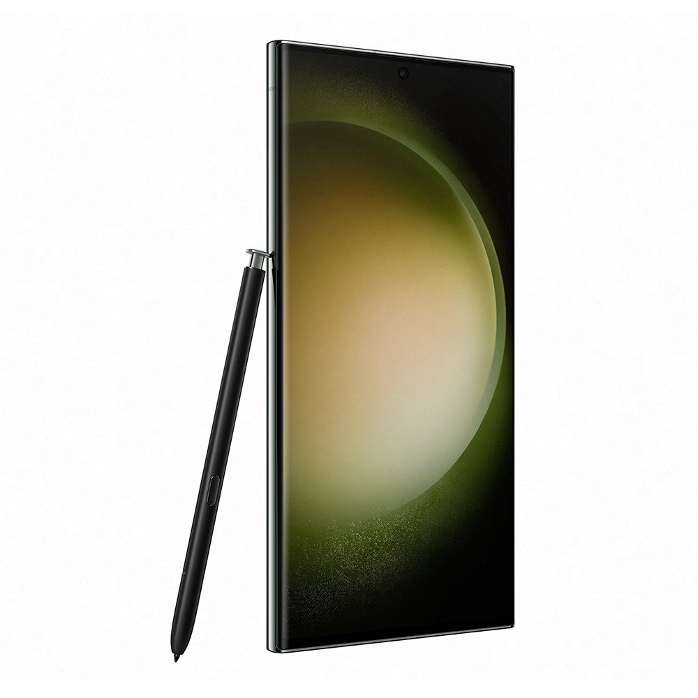 Galaxy S23U Verde, Tela 6.8", 5G+Wi-Fi+NFC, And. 13, Câm. Tras. de 200MP+12MP+10P+10MP, Frontal de 12MP, 12GB RAM, 512GB