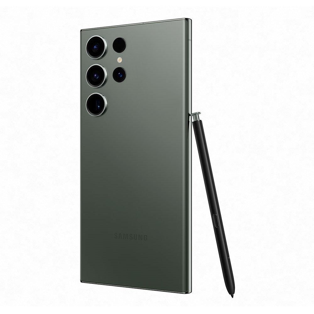 Galaxy S23U Verde, Tela 6.8", 5G+Wi-Fi+NFC, And. 13, Câm. Tras. de 200MP+12MP+10P+10MP, Frontal de 12MP, 12GB RAM, 512GB
