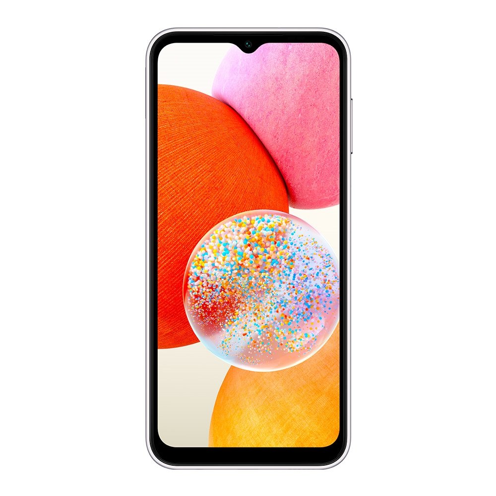 Smartphone Samsung Galaxy A14,Prata, Tela 6.6",4G+Wi-Fi,Câm.Traseira Tripla,Câm.Frontal 13MP,4GB RAM, 128GB