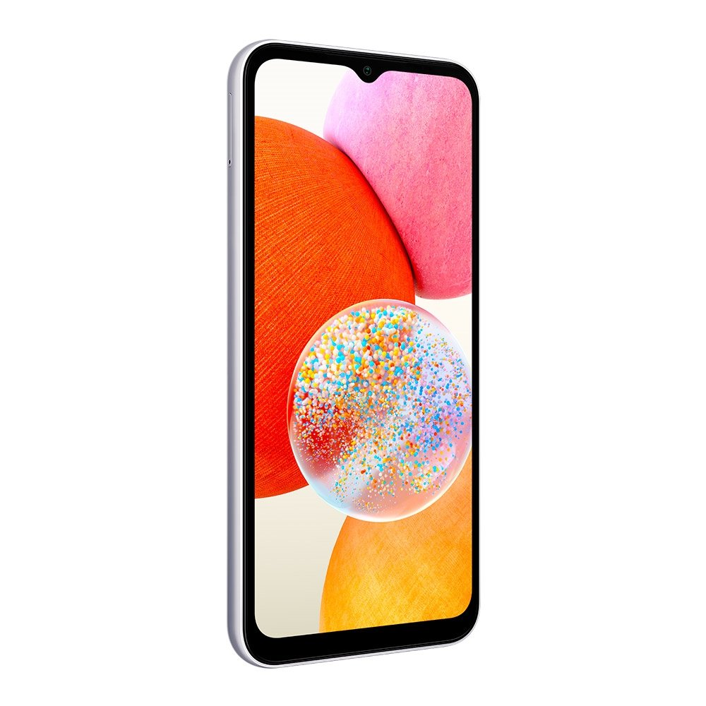 Smartphone Samsung Galaxy A14,Prata, Tela 6.6",4G+Wi-Fi,Câm.Traseira Tripla,Câm.Frontal 13MP,4GB RAM, 128GB