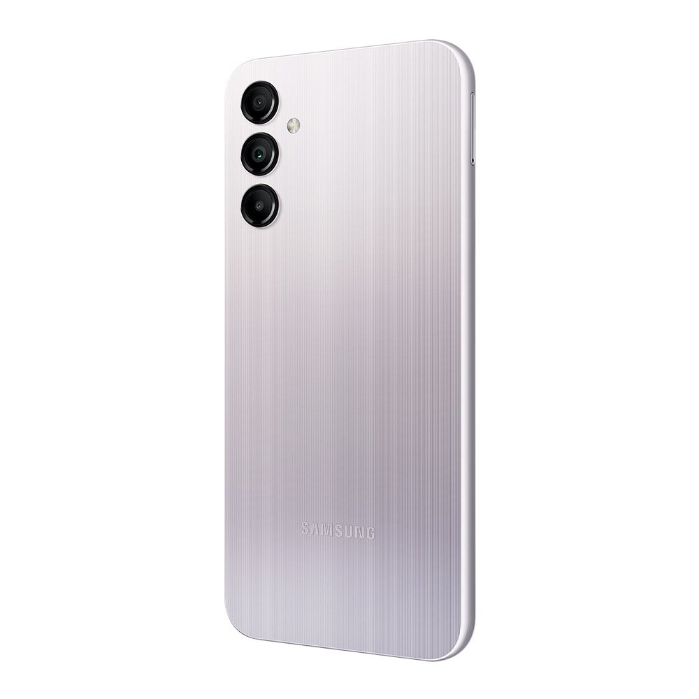 Smartphone Samsung Galaxy A14,Prata, Tela 6.6",4G+Wi-Fi,Câm.Traseira Tripla,Câm.Frontal 13MP,4GB RAM, 128GB