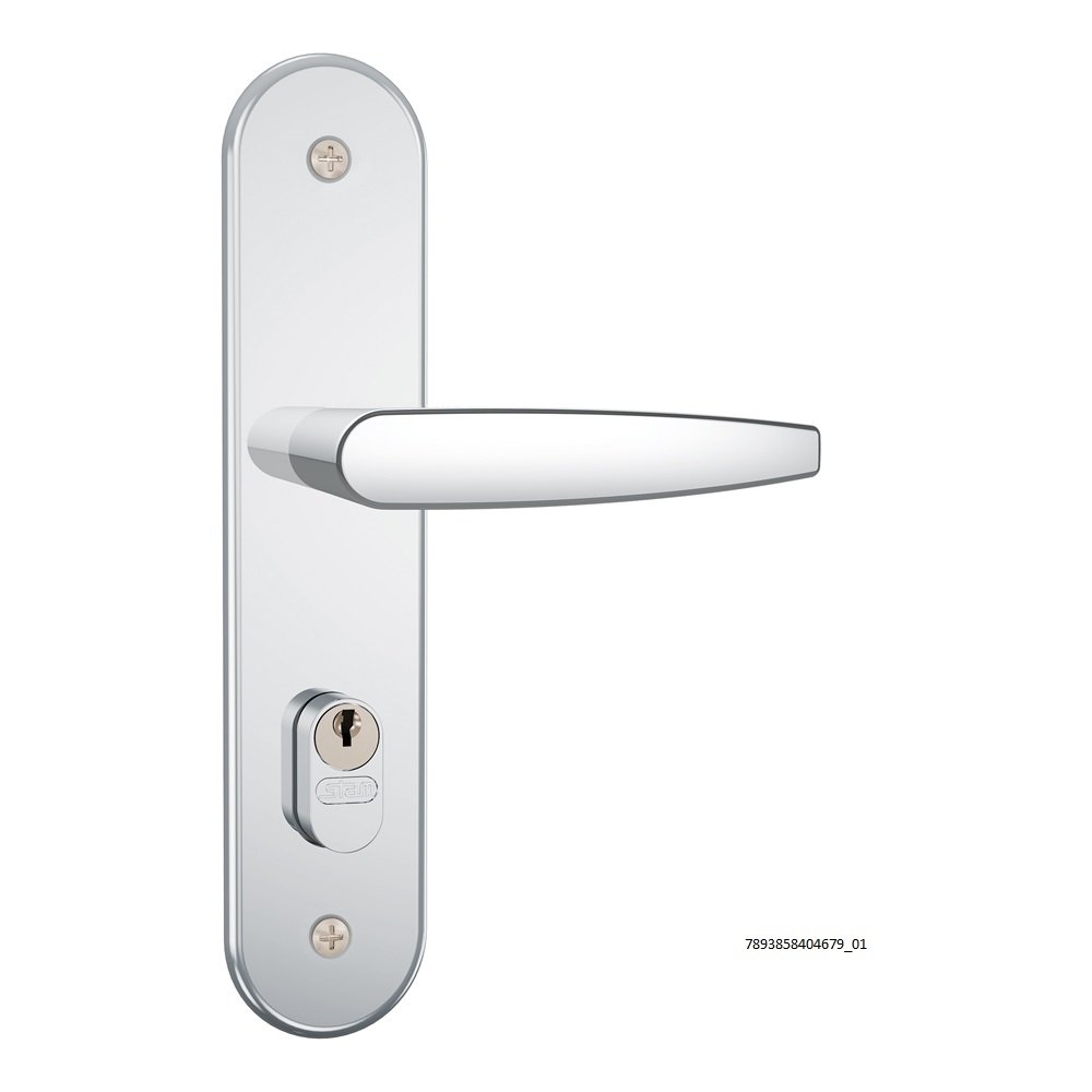 Fechadura Stam 804/33 Externa Espelho Inox Alavanca