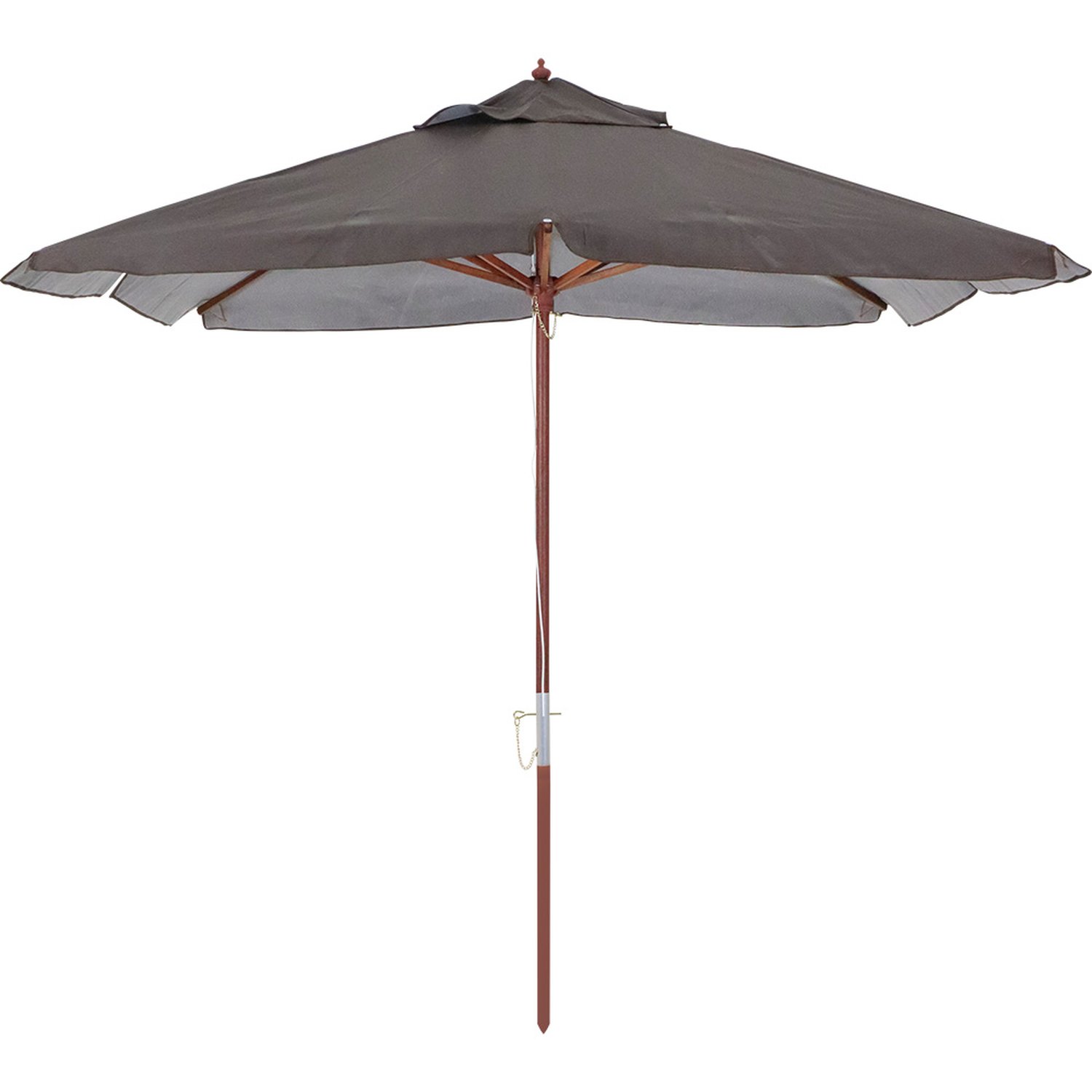 Ombrellone Sardenha Premium Quadrado Bagum Madeira 2,05M X 2,05M Marrom Bel