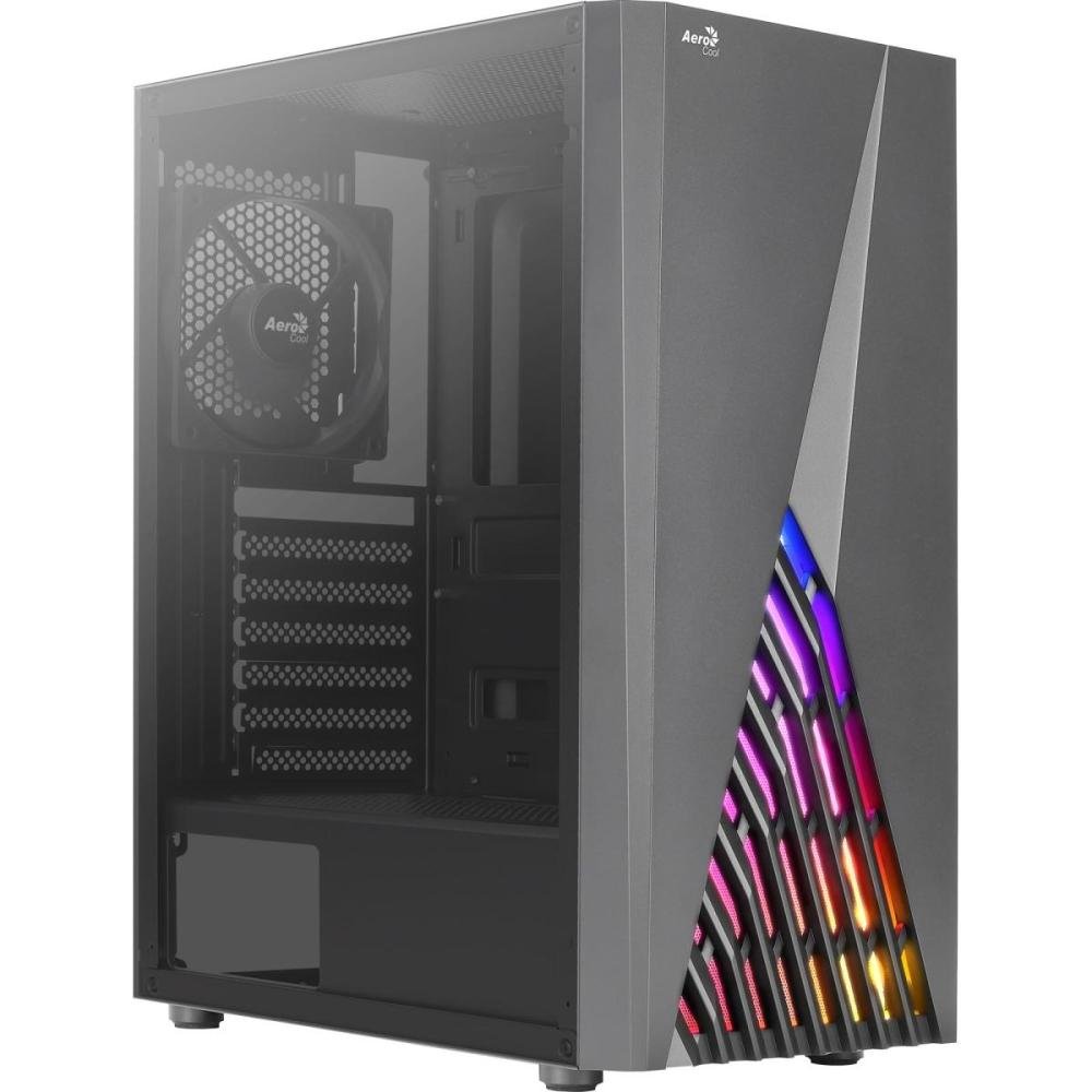 Gabinete Gamer Aerocool ATX Delta V1 Preto Un.Venda: PC/1