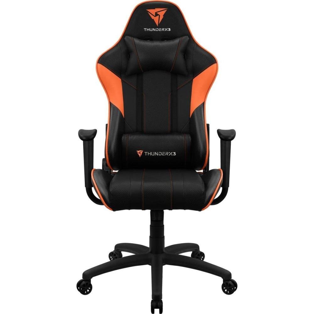 Cadeira Gamer ThunderX3 EC3 Preta e Laranja