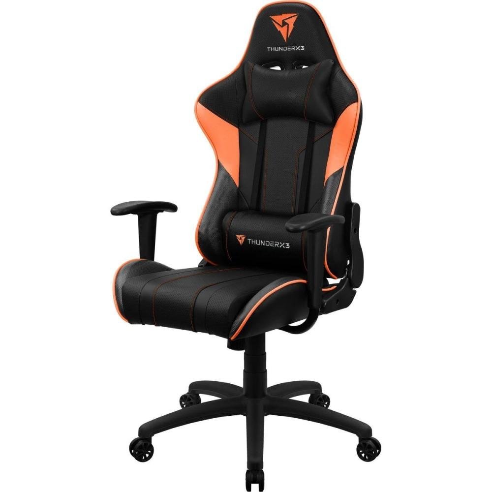 Cadeira Gamer ThunderX3 EC3 Preta e Laranja
