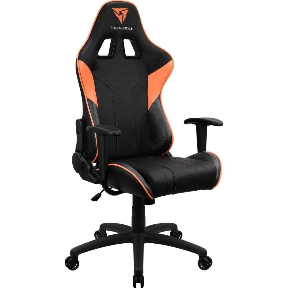 Cadeira Gamer ThunderX3 EC3 Preta e Laranja