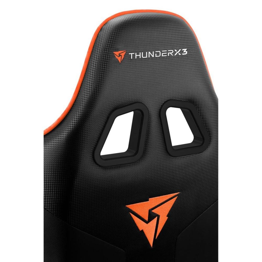 Cadeira Gamer ThunderX3 EC3 Preta e Laranja