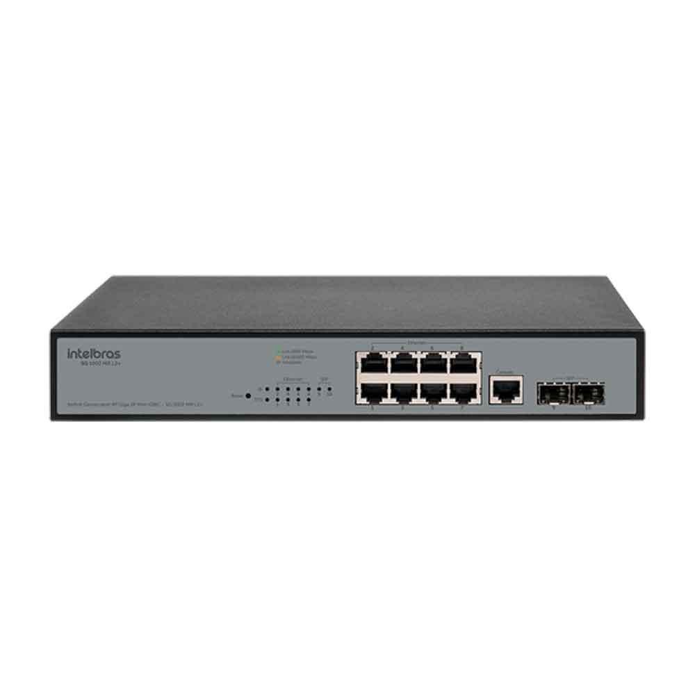 Switch Gerenciavel 8p Gigabit +2pgbic Sg 1002 Mr L2+, 4760041, Intelbras