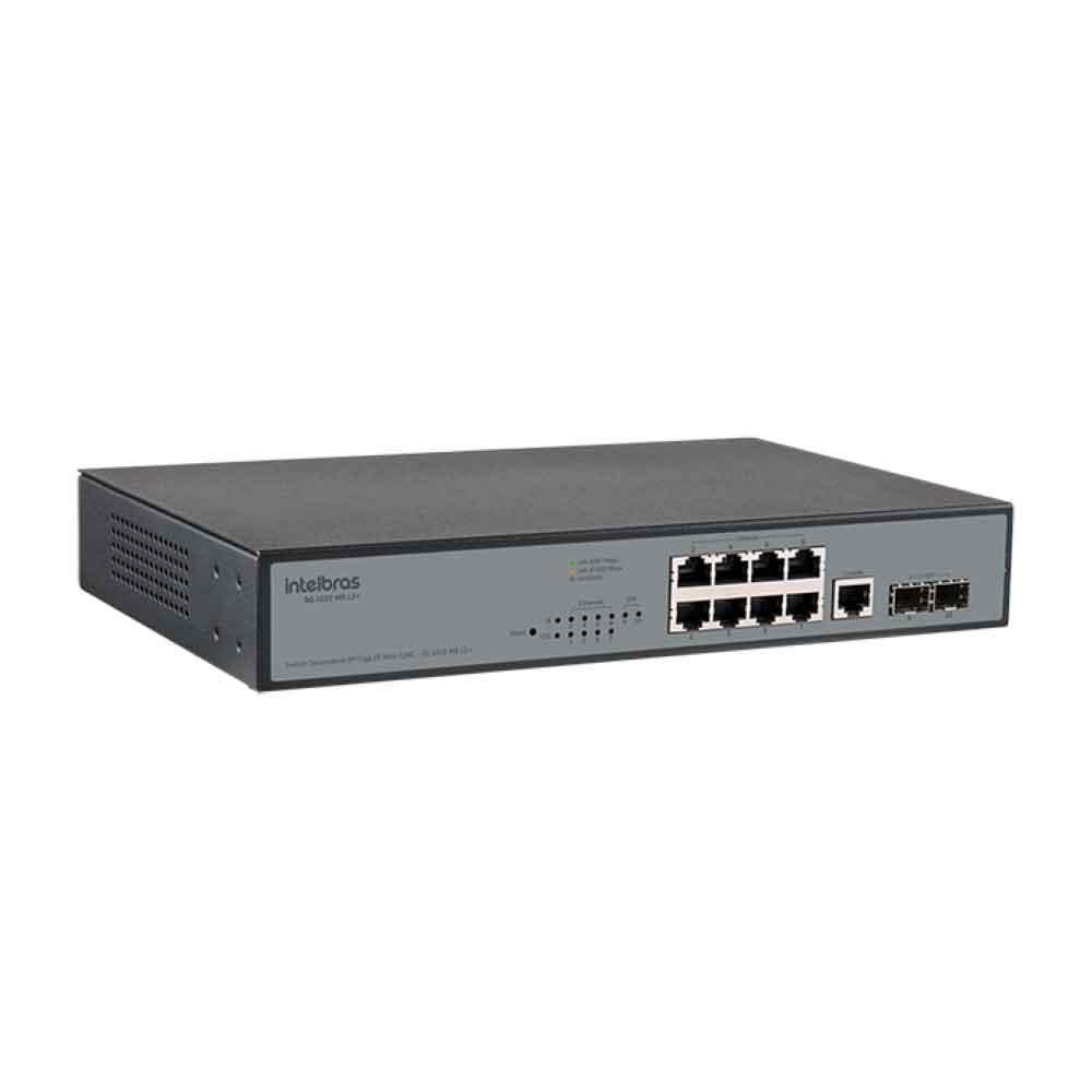 Switch Gerenciavel 8p Gigabit +2pgbic Sg 1002 Mr L2+, 4760041, Intelbras