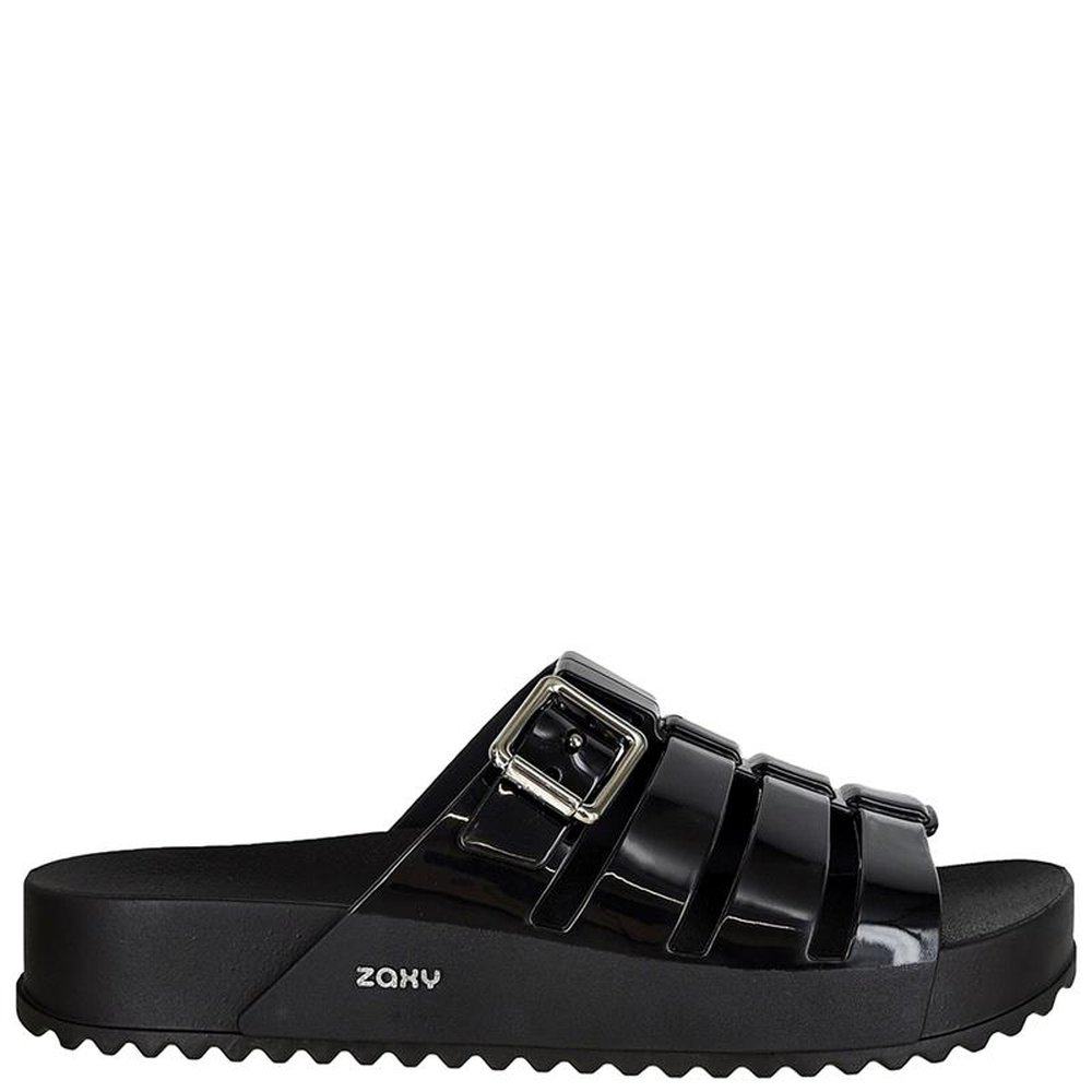 Sandalia Zaxy Ritmo Tamanco Preto - Grade com 12 pares