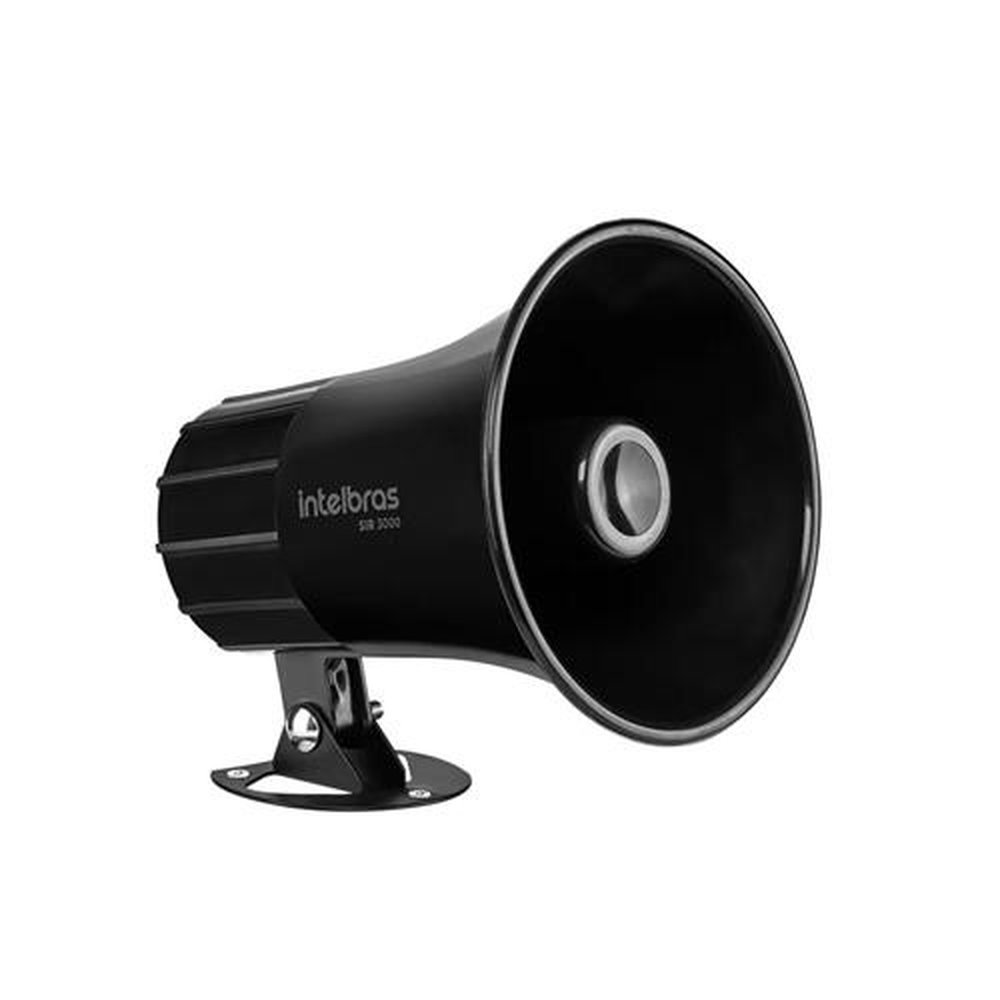 Sirene Intelbras Sir 3000 120 Db Preta