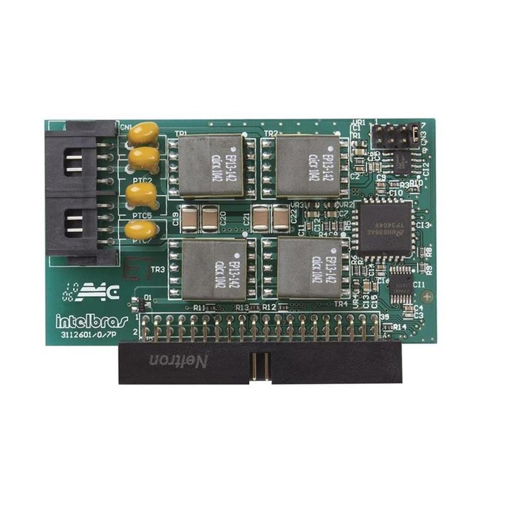 Placa Ramal Digital Impacta 16, 40, 68 e 68i 4 Ramais