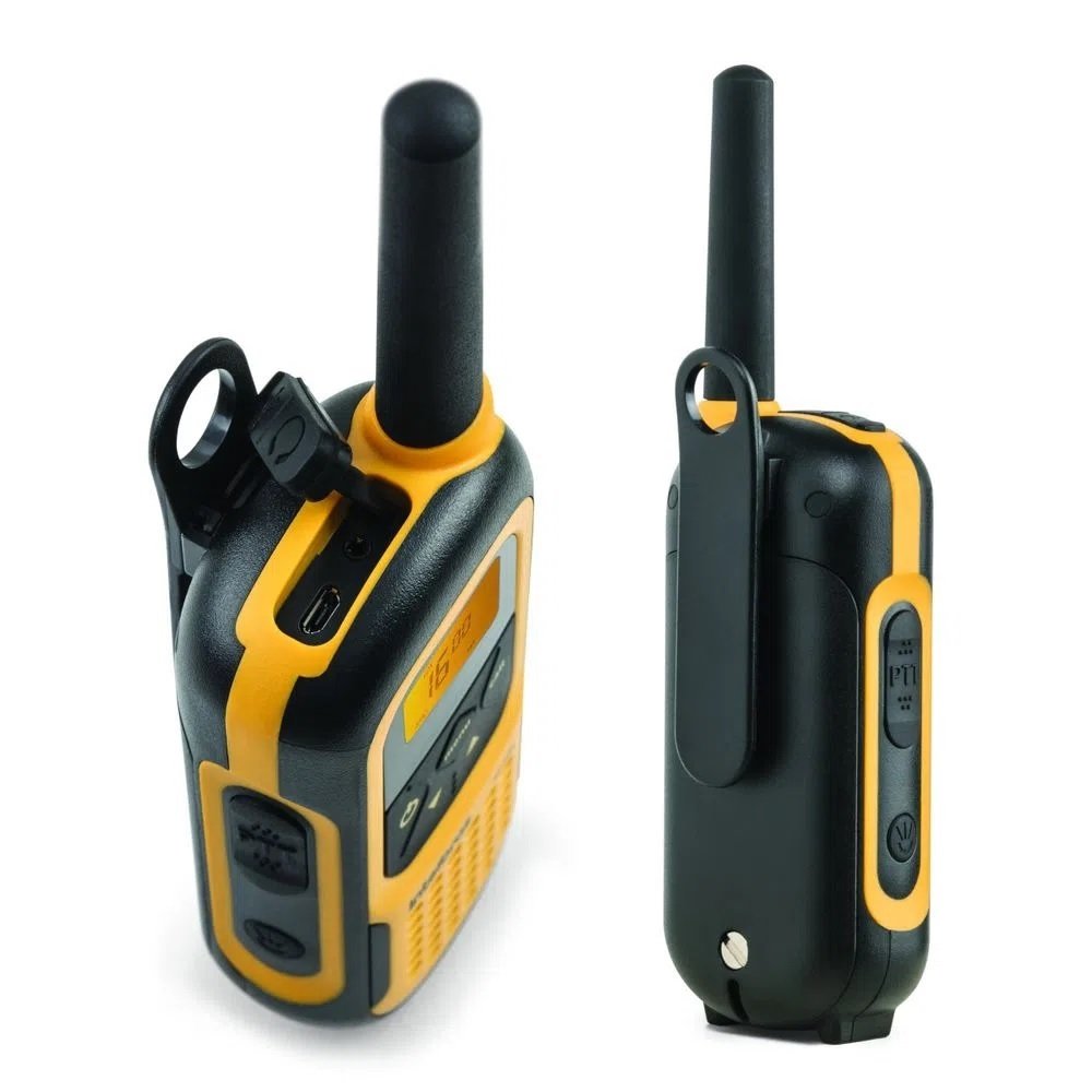 Radio Comunicador Waterproof Rc 4102 (Par), 26 Canais, Lanterna Led, Amarelo, Modelo 4528102, Intelbras